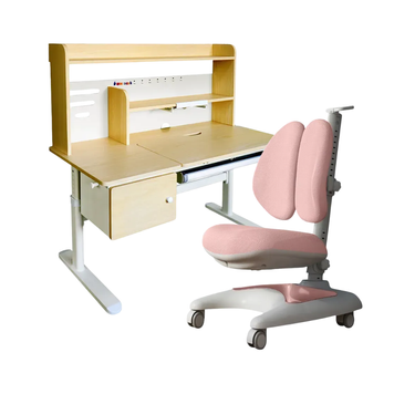 Комплект меблів Cubby Toru Grey + дитяче крісло Fundesk Premio Pink 1254010фото