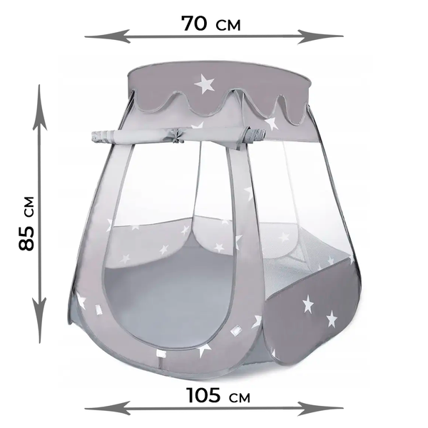 Дитячий ігровий намет Сіра Фортеця L44A1фото
