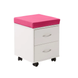 Парта FunDesk Sentire Pink + крісло FunDesk LST3 Orange-Grey + тумбочка FunDesk SS15W Pink 7655765 фото 5