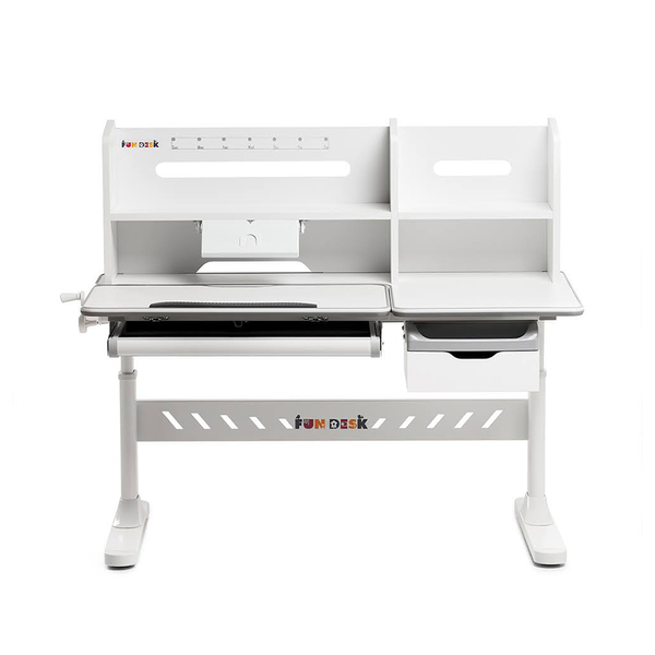 Комплект меблів Fundesk Fiore II Grey + Fundesk Fresco Grey 2500043-808668фото