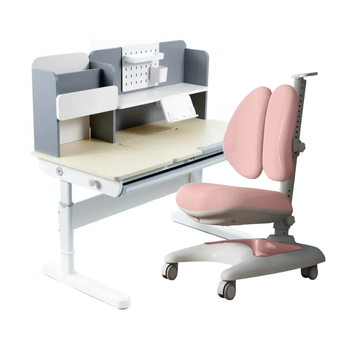 Комплект мебели Fundesk Ginepro Grey + детское кресло Fundesk Premio Pink 1345510фото