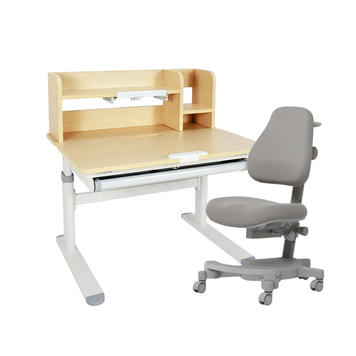 Комплект меблів Fundesk Invito Grey + дитяче крісло Cubby Solidago Grey 1656704фото