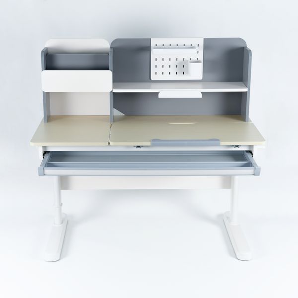 Парта FunDesk Ginepro Grey + Крісло FunDesk SST3LS Grey 200341фото