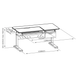 Комплект парта-трансформер Fundesk Fiore Grey + крісло Cubby Magnolia Grey 25154743-5765590 фото 5
