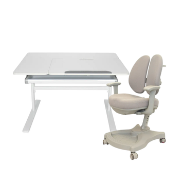 Комплект мебели Fundesk Dolore Grey + детское кресло Cubby Vetro Grey 178905фото