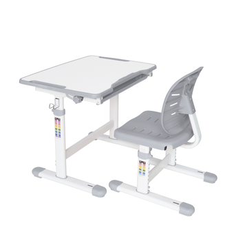 Комплект парта + стілець трансформери Piccolino III Grey-w FunDesk 515966фото