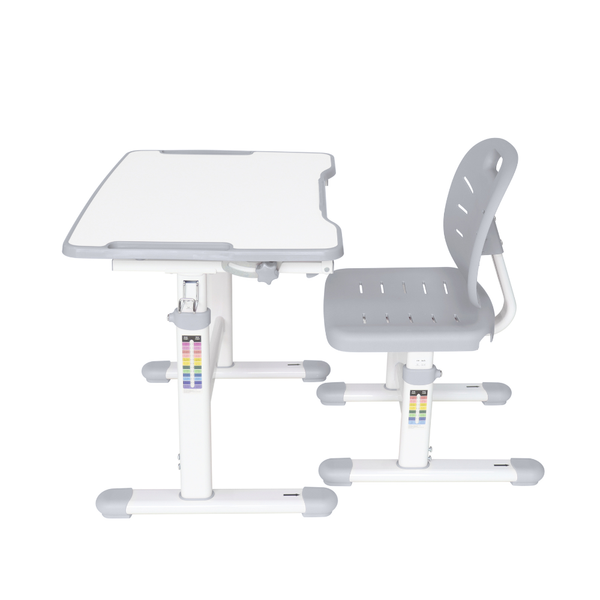 Комплект парта + стілець трансформери Piccolino III Grey-w FunDesk 515966фото