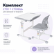 Комплект парта + стілець трансформери Piccolino III Grey-w FunDesk 515966 фото 2