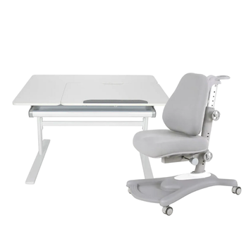 Комплект меблів Fundesk Dolore Grey + дитяче крісло Fundesk Sorridi Grey 178909фото