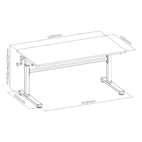 Комплект парта-трансформер Cubby Imparare Grey + крісло Cubby Magnolia Grey imp-5765590фото