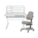 Комплект мебели Fundesk Dolore Plus Grey + детское кресло Cubby Solidago Grey 198904 фото 1