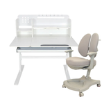 Комплект меблів Fundesk Dolore Plus Grey + дитяче крісло Cubby Vetro Grey