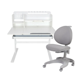 Комплект меблів Fundesk Dolore Plus Grey + дитяче крісло Fundesk Cielo Grey