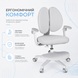 Дитяче ергономічне крісло Fundesk Buono Grey з підлокітниками та підставкою для ніг 42354269-2026 фото 2