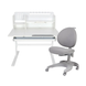 Комплект меблів Fundesk Dolore Plus Grey + дитяче крісло Fundesk Cielo Grey 198906 фото 1
