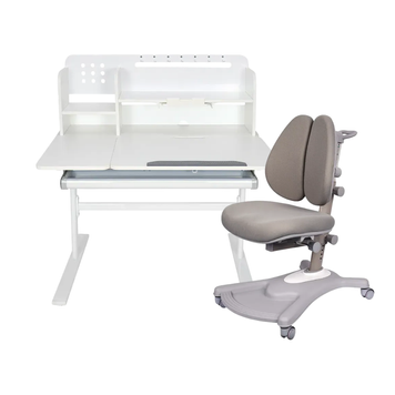 Комплект меблів Fundesk Dolore Grey + дитяче крісло Fundesk Fortuna Grey 198907фото