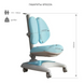 Комплект меблів Fundesk Dolore Plus Grey + дитяче крісло Fundesk Premio Blue 198912 фото 10