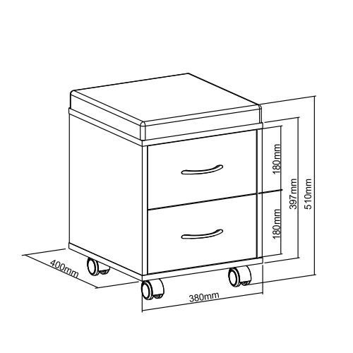 Дитяча тумбочка FunDesk SS15W Blue 515714фото