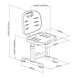 Дитячий стіл-трансформер Cubby Toru Grey + стілець FunDesk SST2 00230411 фото 13