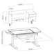 Комплект парта-трансформер Cubby Nerine Grey + крісло FunDesk LST3 Grey 88085054 фото 8