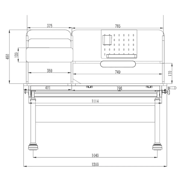 Комплект меблів Fundesk Ginepro Grey + дитяче крісло Cubby Magnolia Grey 1345503фото