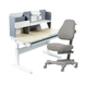 Комплект меблів Fundesk Ginepro Grey + дитяче крісло Cubby Solidago Grey 1345504 фото 1