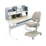 Комплект меблів Fundesk Ginepro Grey + дитяче крісло Cubby Vetro Grey